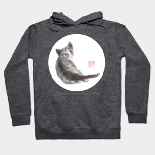 Innocent wonder sumi-e painting Hoodie